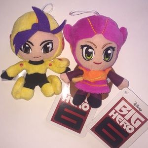 Disney Big Hero 6 Go Go Tomago + Honey Lemon Plush